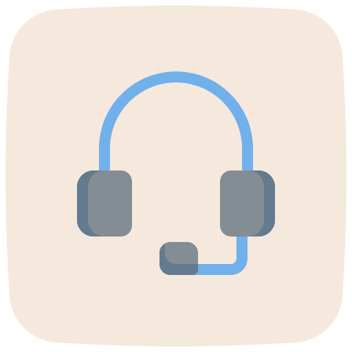 Customer service communications customer service headphones icon
