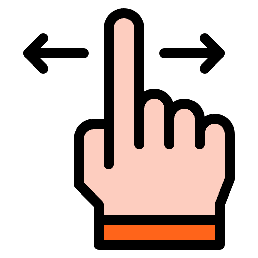 Double swipe fingers hands and gestures double swipe icon Double swipe fingers hands and gestures double swipe icon