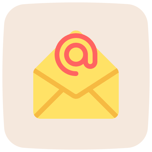 Email at sign envelope email icon