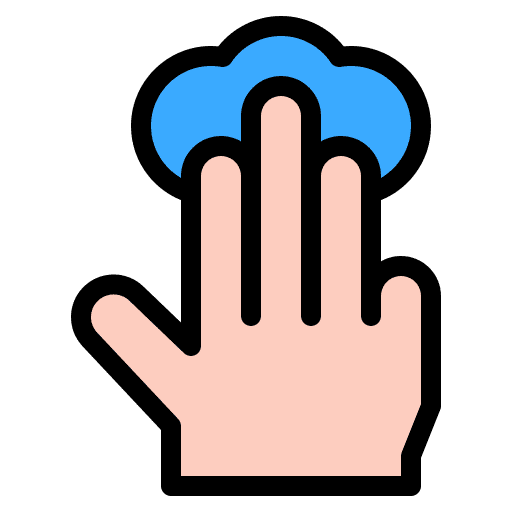 Tap tap finger hand gesture icon Tap tap finger hand gesture icon