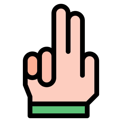 Two fingers hand gesture two fingers hand icon Two fingers hand gesture two fingers hand icon