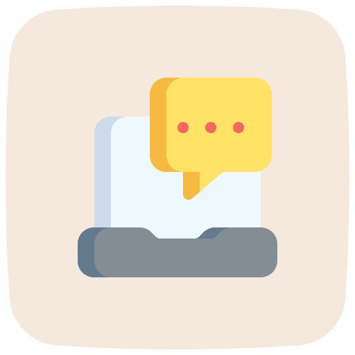 Chat laptop message communications icon Chat laptop message communications icon