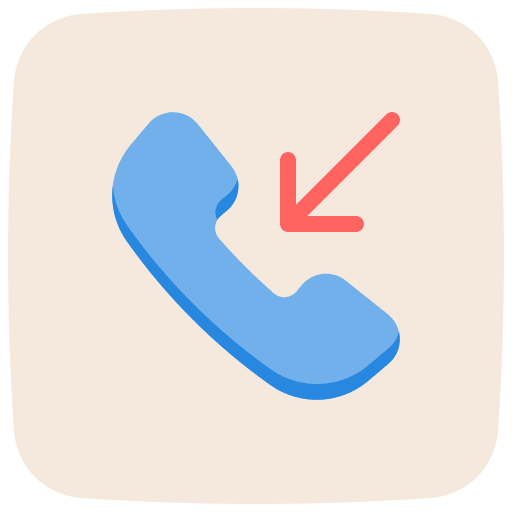 Incoming call interface incoming call telephone icon Incoming call interface incoming call telephone icon