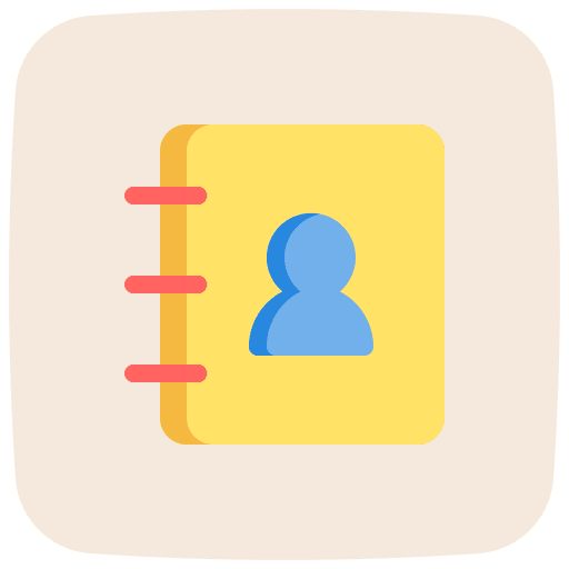 Phone book phone book agenda ui icon Phone book phone book agenda ui icon