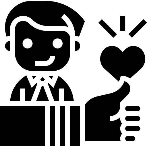 Believe miscellaneous trust man icon