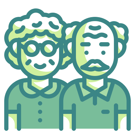 Grandparents couple family people icon Grandparents couple family people icon