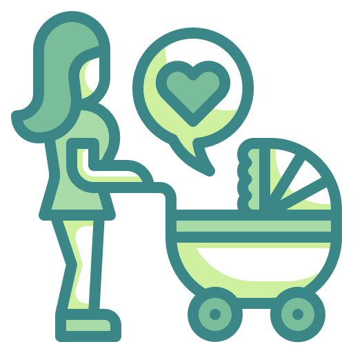 Stroller pram childhood motherhood icon