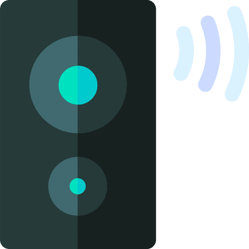 Loud speaker speaker home theater smart icon