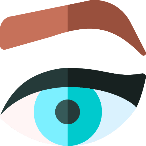 Make up eye beauty close eye icon