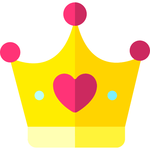 Crown miscellaneous heart king icon