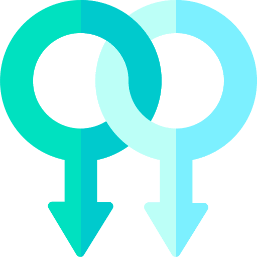Gay gay man symbol icon