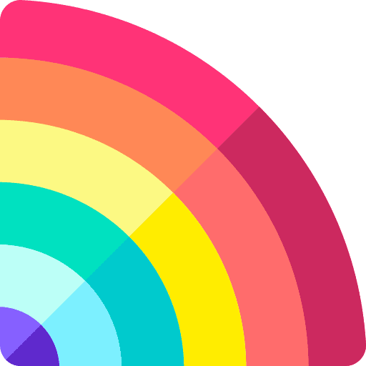 Rainbow forecast season nature icon