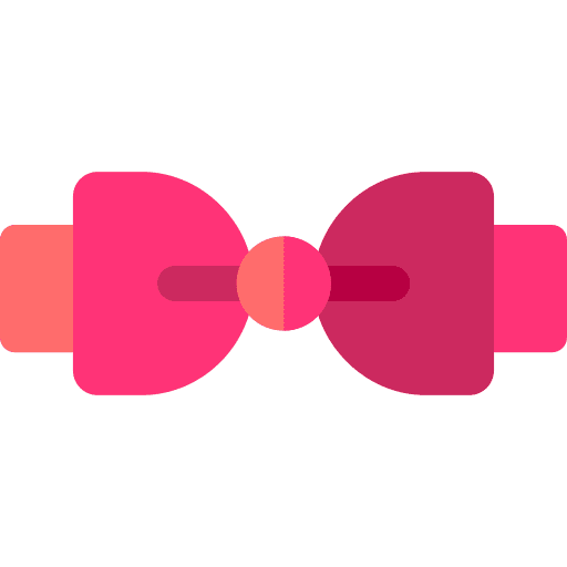 Bow tie bow birthday and party clothes icon