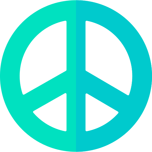 Peace peace hippie symbol icon
