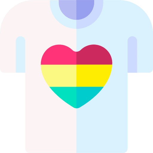 Shirt clothing lgbt tshirt icon