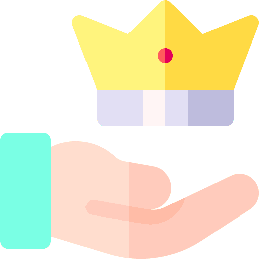 Crown quality service crown icon