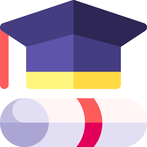 Graduation hat diploma education icon Graduation hat diploma education icon