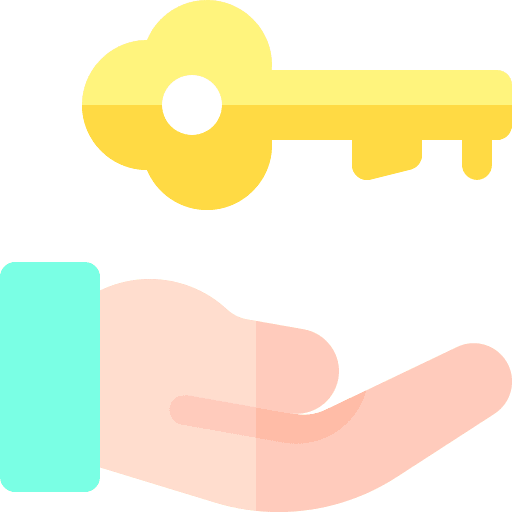 Key key rent security icon Key key rent security icon