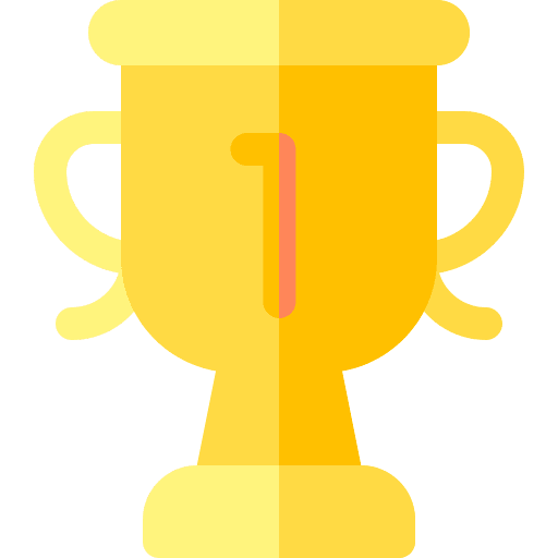 Trophy first cup sports and competition icon Trophy first cup sports and competition icon