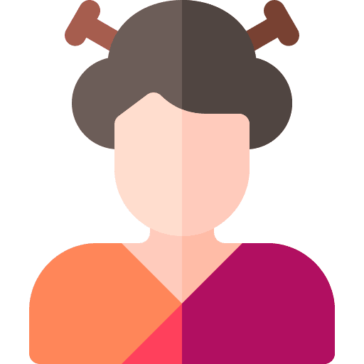 Geisha user japanese cultures icon Geisha user japanese cultures icon