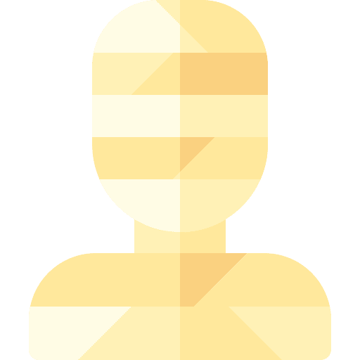 Mummy user costume halloween icon Mummy user costume halloween icon