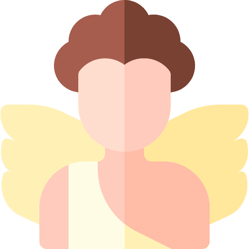 Angel wings folklore angel icon Angel wings folklore angel icon