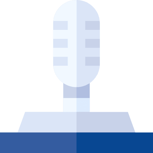 Microphone tribune microphone conference icon