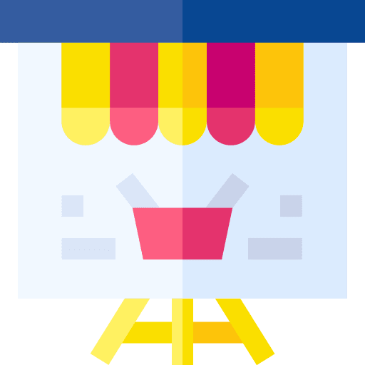 Market board market analytics icon Market board market analytics icon