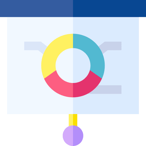 Pie chart presentation business and finance pie chart icon Pie chart presentation business and finance pie chart icon