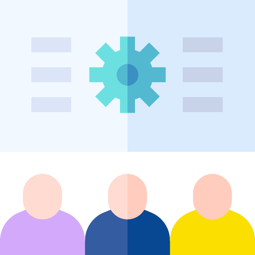Planning gear planning business and finance icon