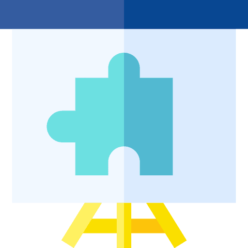 Solution strategy puzzle piece solution icon Solution strategy puzzle piece solution icon