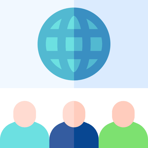 Presentation people user team icon Presentation people user team icon