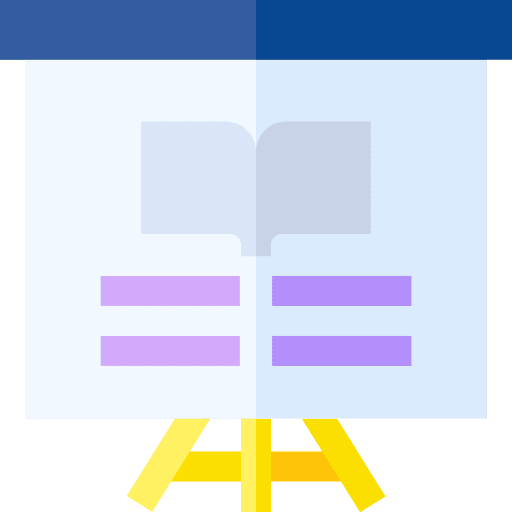 Reading computer online presentation icon Reading computer online presentation icon