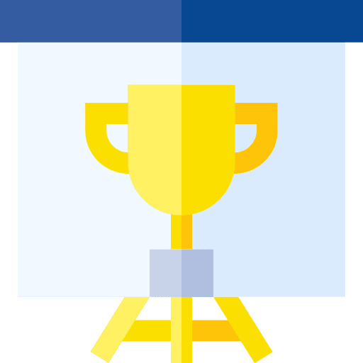 Trophy success analysis trophy icon Trophy success analysis trophy icon