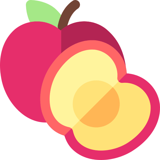 Apple fruit diet vegetarian icon