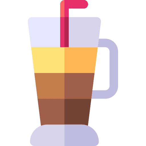 Latte coffee caffeine hot drink icon Latte coffee caffeine hot drink icon