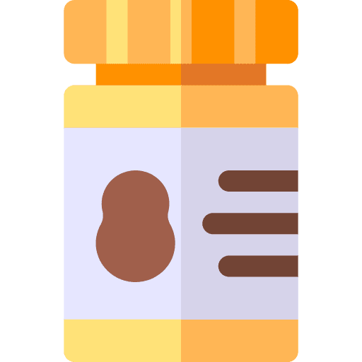 Peanut food and restaurant jar salty icon Peanut food and restaurant jar salty icon