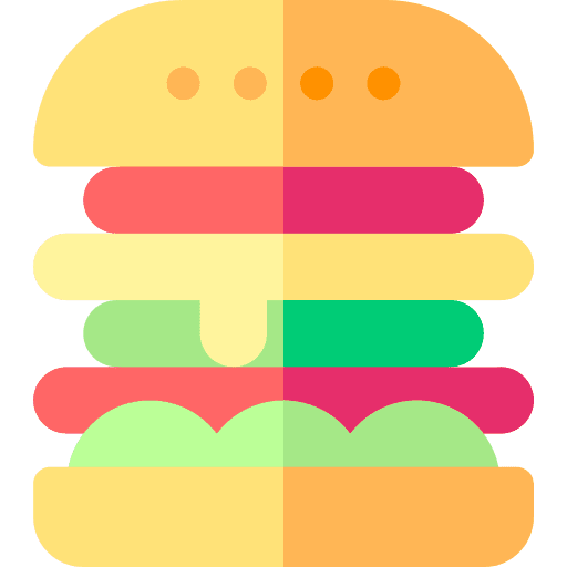 Burger food and restaurant fast food burger icon Burger food and restaurant fast food burger icon
