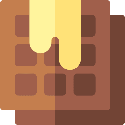 Wafer wafer dessert food and restaurant icon Wafer wafer dessert food and restaurant icon