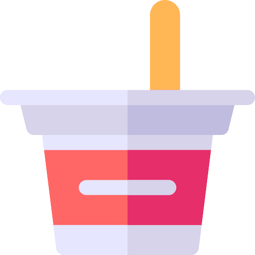 Yogurt sweet breakfast healthy food icon Yogurt sweet breakfast healthy food icon