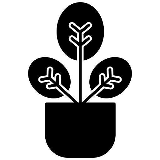 Plant gardening farming and gardening pot icon
