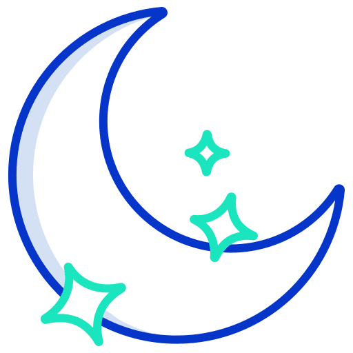 Moon miscellaneous weather shape icon