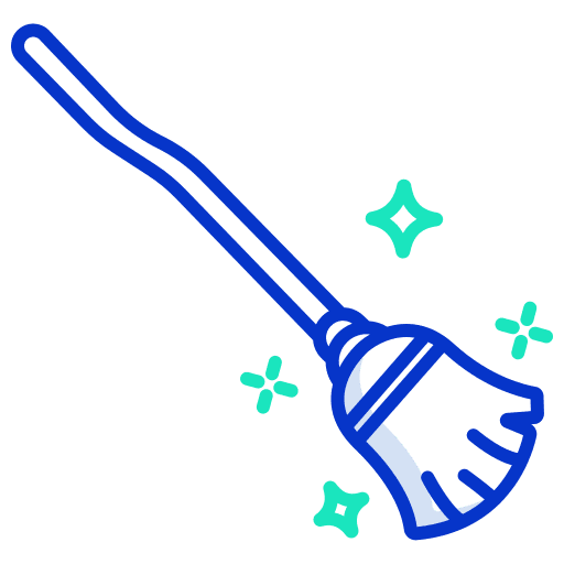 Broom broomstick magical halloween icon Broom broomstick magical halloween icon