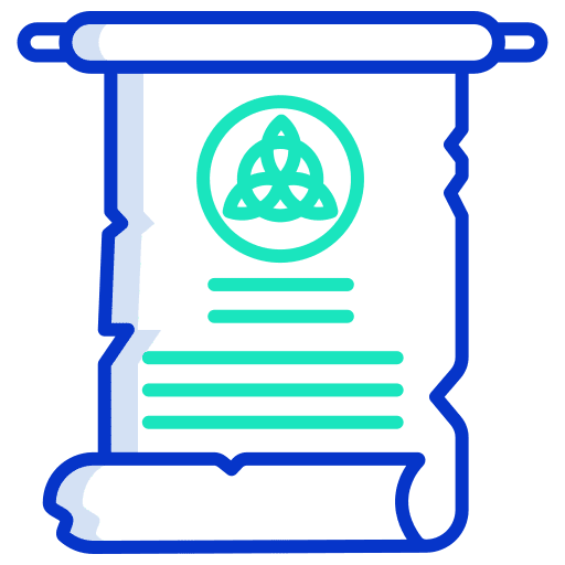 Scroll magic spell culture cultures icon Scroll magic spell culture cultures icon