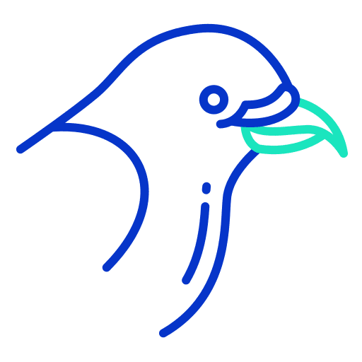 Crossbill bird zoology animals icon Crossbill bird zoology animals icon