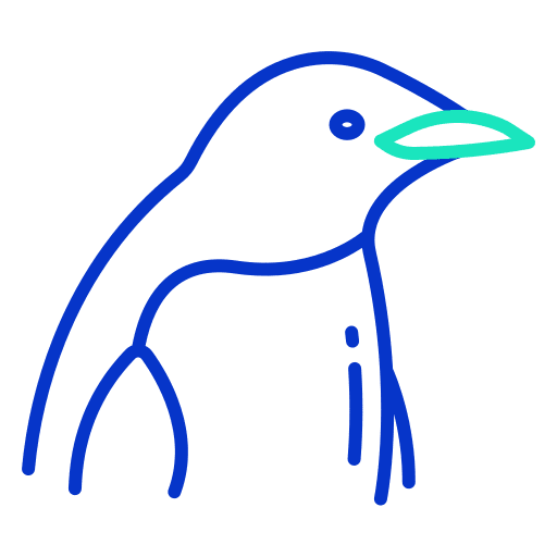 Penguin animal kingdom wild life cold icon Penguin animal kingdom wild life cold icon