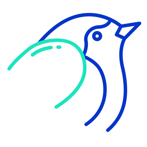Robin beak zoology animals icon Robin beak zoology animals icon