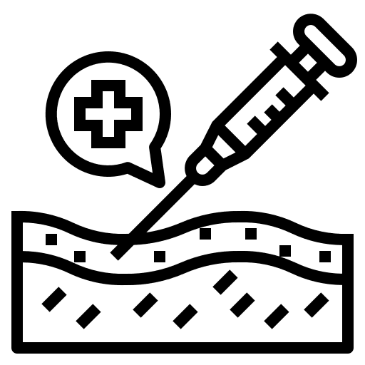 Skin dermatology skin medicine icon