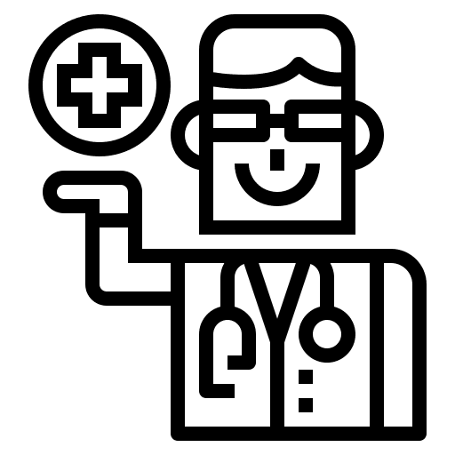 Doctor healthcare and medical healthcare profession icon