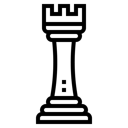 Rook gaming strategy chess icon